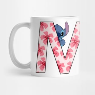 Stitch letter Mug